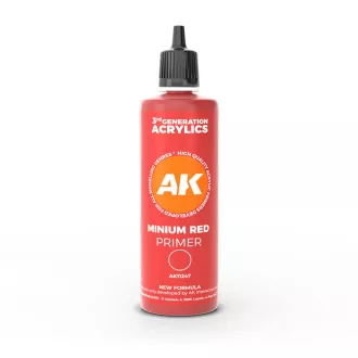   AK Interactive - Minimum red surface Primer 100 ml. 3GEN alapozó