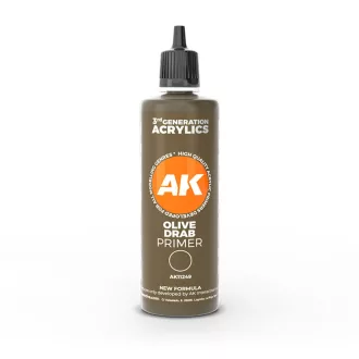   AK Interactive - Olive drab surface Primer 100 ml 3GEN alapozó