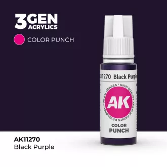 AK Interactive - Black Puprple COLOR PUNCH 17 ml festék