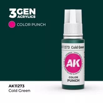 AK Interactive - Cold Green COLOR PUNCH 17 ml festék