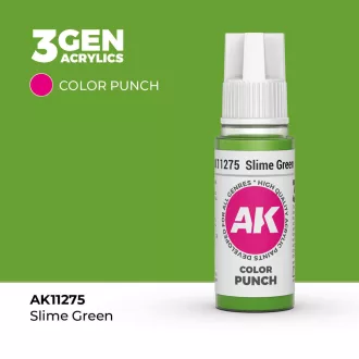 AK Interactive - Slime green COLOR PUNCH 17 ml festék