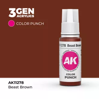 AK Interactive - Beast Brown COLOR PUNCH 17 ml festék