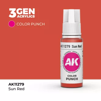AK Interactive - Sun Red COLOR PUNCH 17 ml festék