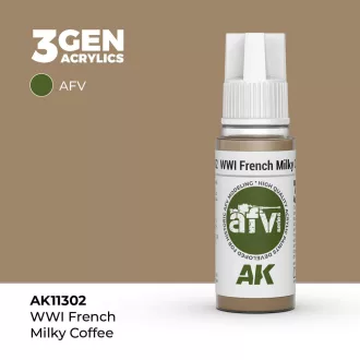 AK Interactive - WWI French Milky Coffee festék