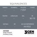 AK Interactive - WWI French Artillery Grey festék