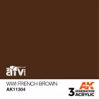 AK 3rd Generation AFV Series Wwi French Brown 17ml