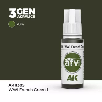 AK Interactive - WWI French Green 1 festék