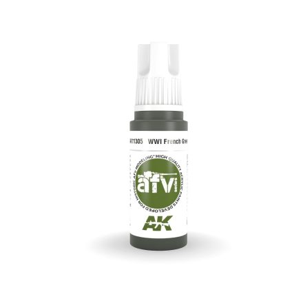 AK 3rd Generation AFV Series Wwi French Green 1 17ml