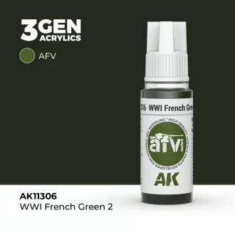 AK Interactive - WWI French Green 2 festék