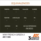 AK 3rd Generation AFV Series WWI French Green 2 17ml