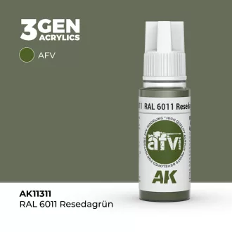 AK Interactive - RAL 6011 Resedagrün festék