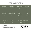 AK Interactive - RAL 6011 Resedagrün festék