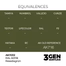 AK Interactive - RAL 6011B Resedagrün festék