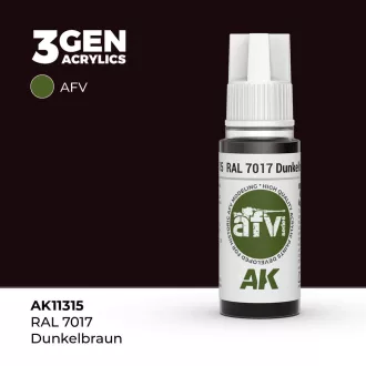 AK Interactive - RAL 7017 Dunkelbraun festék