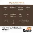 AK 3rd Generation AFV Series Ral 7017 Dunkelbraun 17ml