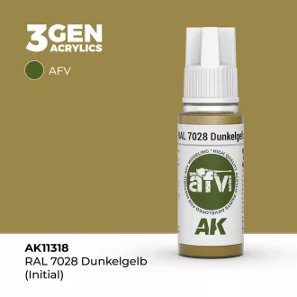 AK Interactive - RAL 7028 Dunkelgelb (Initial) festék