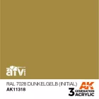 AK 3rd Generation AFV Series Ral 7028 Dunkelgelb (Initial) 17ml