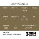 AK Interactive - RAL 8031 F9 Sandbraun festék