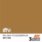 AK 3rd Generation AFV Series Ral 8031 F9 Sandbraun 17ml