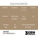 AK Interactive - RAL 8020 Braun festék