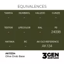 AK Interactive - Olive Drab Base festék