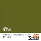 AK 3rd Generation AFV Series Nº1 Light Green (Fs34151) 17ml