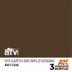 AK 3rd Generation AFV Series Nº5 Earth Brown (Fs30099) 17ml