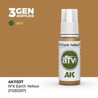AK Interactive - Nº6 Earth Yellow (FS30257) festék