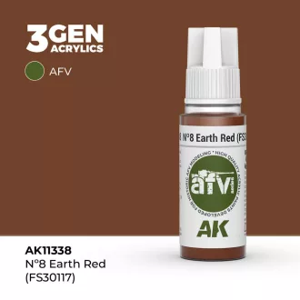 AK Interactive - Nº8 Earth Red (FS30117) festék
