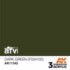 AK 3rd Generation AFV Series Dark Green (Fs34102) 17ml