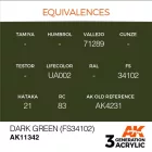 AK 3rd Generation AFV Series Dark Green (Fs34102) 17ml