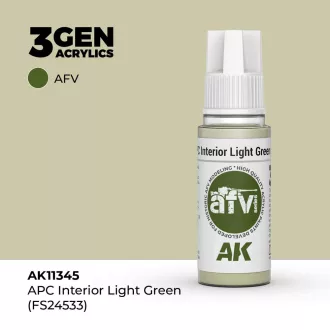 AK Interactive - APC Interior Light Green (FS24533) festék