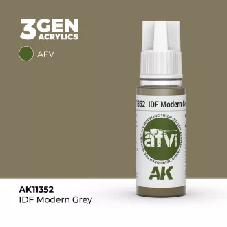 AK Interactive - IDF Modern Grey festék