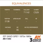 AK 3rd Generation AFV Series Idf Sand Grey 1970S-1980S 17ml