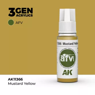 AK Interactive - Mustard Yellow festék