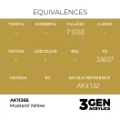 AK Interactive - Mustard Yellow festék