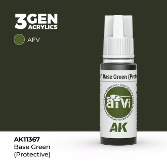 AK Interactive - Base Green (Protective) festék