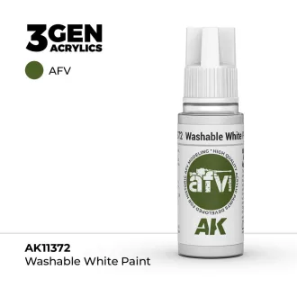 AK Interactive - Washable White Paint festék