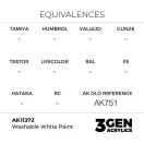 AK Interactive - Washable White Paint festék