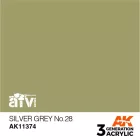 AK 3rd Generation AFV Series Silver Grey No.28 17ml