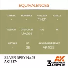 AK 3rd Generation AFV Series Silver Grey No.28 17ml