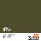AK 3rd Generation AFV Series Slate No.34 17ml
