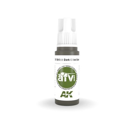AK 3rd Generation AFV Series British Dark Olive Green Pfi 17ml