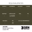 AK Interactive - British Dark Olive Green PFI festék