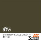 AK 3rd Generation AFV Series British Dark Olive Green Pfi 17ml