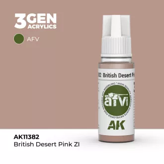 AK Interactive - British Desert Pink ZI festék