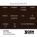 AK Interactive - S.C.C. No.1A Very Dark Brown festék