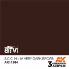 AK 3rd Generation AFV Series S.C.C. No.2 Brown 17ml