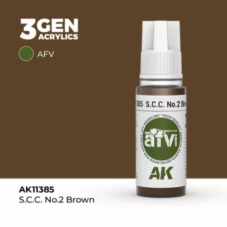 AK Interactive - S.C.C. No.2 Brown festék