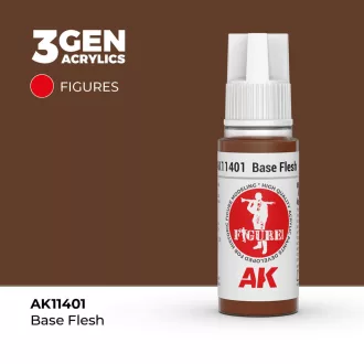 AK Interactive - Base Flesh festék